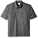 Wrangler Men's Big & Tall Authentic Short-Sleeve Utility Shirt