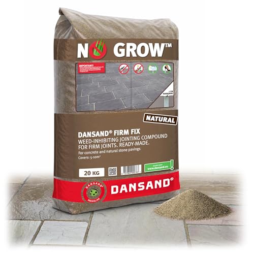 Dansand No Grow Polymeric Sand 20kg Beige Block Paving Patio Joint Grout