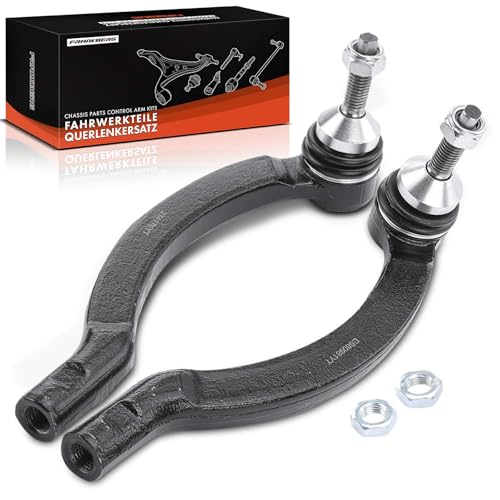Frankberg 2x Tie Rod End Front Left Right Compatible with S60 I 384 2.0L-2.5L 2000-2010 S80 I TS XY 2.5L-2.9L 2000-2006 S80 I 184 2.5L-2.9L 2000-2006 Replace# 30761718