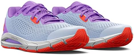 Under Armour Girls HOVR Sonic 5 Running Shoe, Oxford Blue (400)/Electric Tangerine, 3.5 Big Kid | Image 4