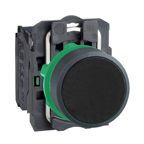 Pulsador Schneider Electric XB5AA21 22 mm un contacto normalmente abierto negro para paneles de mando