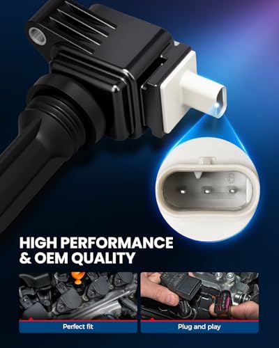 Image of KAX 6 Ignition Coils for Ford F-150 2017-2020 3.5T | Fits Expedition 2018-2021, Navigator 2018-2021, GT 2017-2022, Replaces UF826