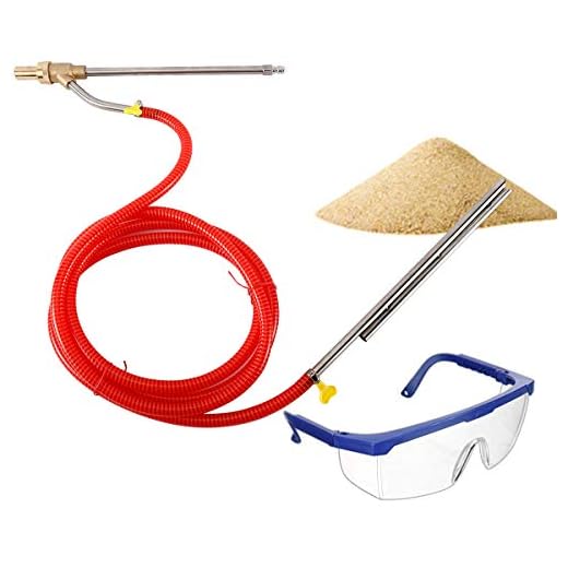 Toolly Pressure Washer Sandblaster Kit, Wet Sandblasting Attachment, 1/4” Quick Connect, 5000 PSI