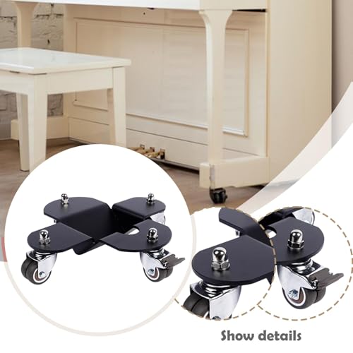 Carrello per pianoforte, carrello mobile in acciaio, comodo carrello da trasporto per macchine mobili e frigoriferi