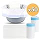 Vidaprime PACK x50 Toiletteneinlagen - DESCHBARE TOILETTENBEUTEL - Hygienische WC-Beutel - Einweg Orinal-Beutel mit SAUGFÄHIGEN Polstern, 50 STÜCK. Ideal für Toiletteneinlagen für Toilettenstuhl