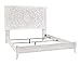 Signature Design by Ashley Paxberry Boho Chic Panel Adjustable Headboard ONLY, King, Whitewash
