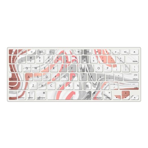 Carcasa MacBook Pro Retina 15 A1398 JZ de mármol fluido con protector de teclado 4