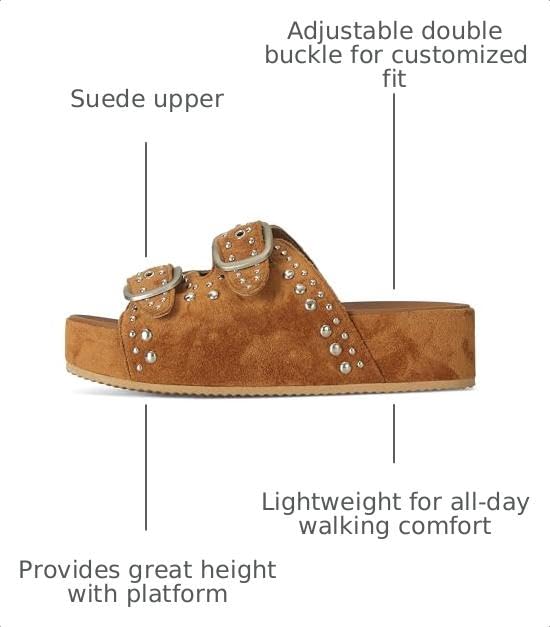 Image of Raffia Sandals for Women Platform Slide Sandals Espadrille Straw Beach Adjustable Double Buckle Summer Comfortable Cute Woven Casual Shoes