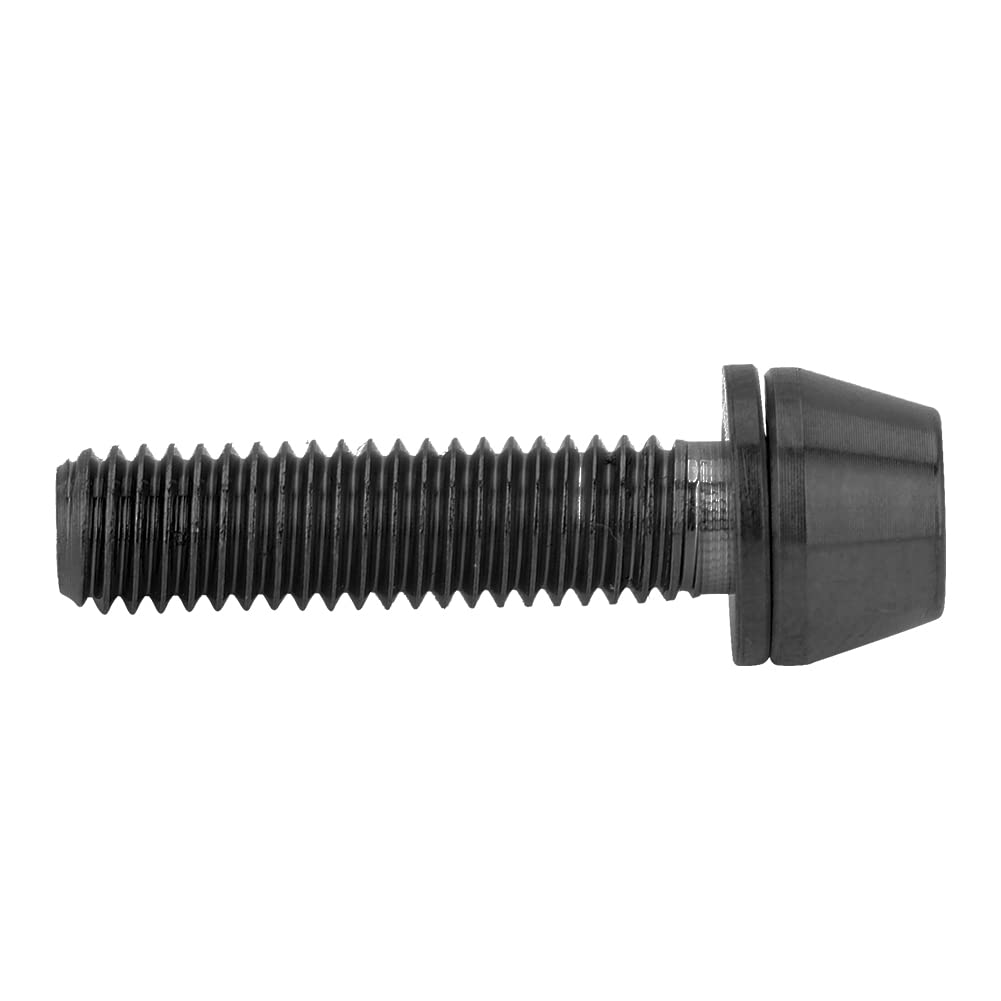 Viti In Titanio M5 X 20mm &ndash; Testa Esagonale A Brugola &ndash; Grado Aerospaziale Per Bicicletta