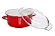 Premier Housewares 102114 Deep Fryer Friteuse, emaille, 5 liters, rot, 33 x 27 x 16 cm