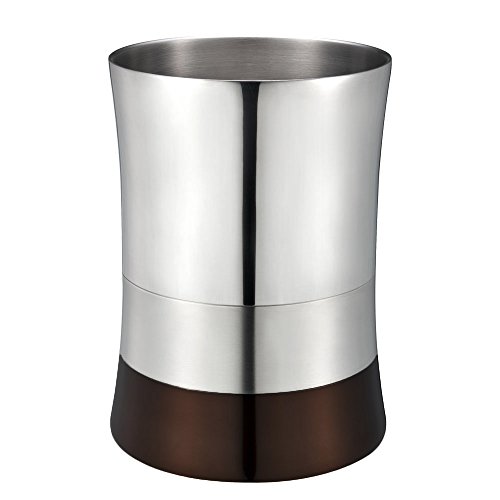 Caneca de basura metálica de acero inoxidable 5L