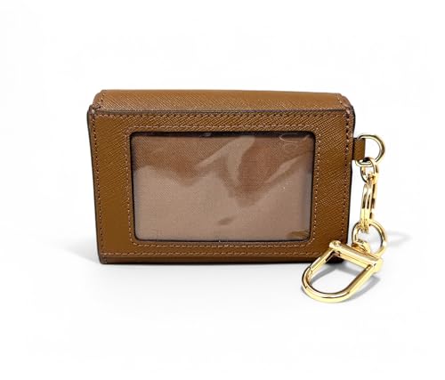 Tory Burch Women's 157146 Crossgrain Leather Emerson Flap Card Case Wallet (Moose)3