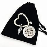 Friendship Stainless Steel Keychain - Not Sisters By Blood But Sisters By Heart Key Chain For Teen...