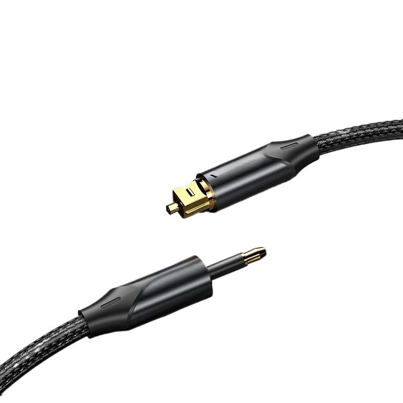 3.5mm Digital Optical Audio Cable for Amplifiers Blu-ray Soundbar Fiber Cable(5m)