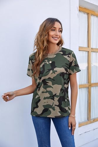 Blooming Jelly Womens Camo Tops - image 2