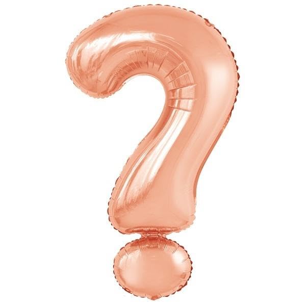 Amscan 9909666 9909666-Rose Symbol SuperShape Folienballon, Roségold