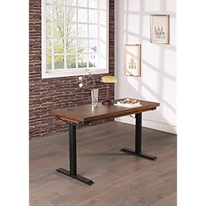 Martin furniture sitstand desk top brown  urban country home decor