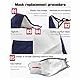 Cotton Face Masks 4 Pack | Washable & Reusable | Filter Pocket & Adjustable Straps | 3 Layer Fabric Mask with Protective Covering