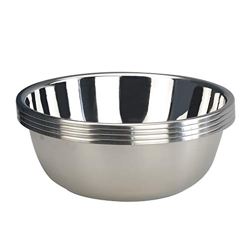 Mixing Bowl de acero inoxidable Anbers, pack x4, 9.6 in miniatura 4