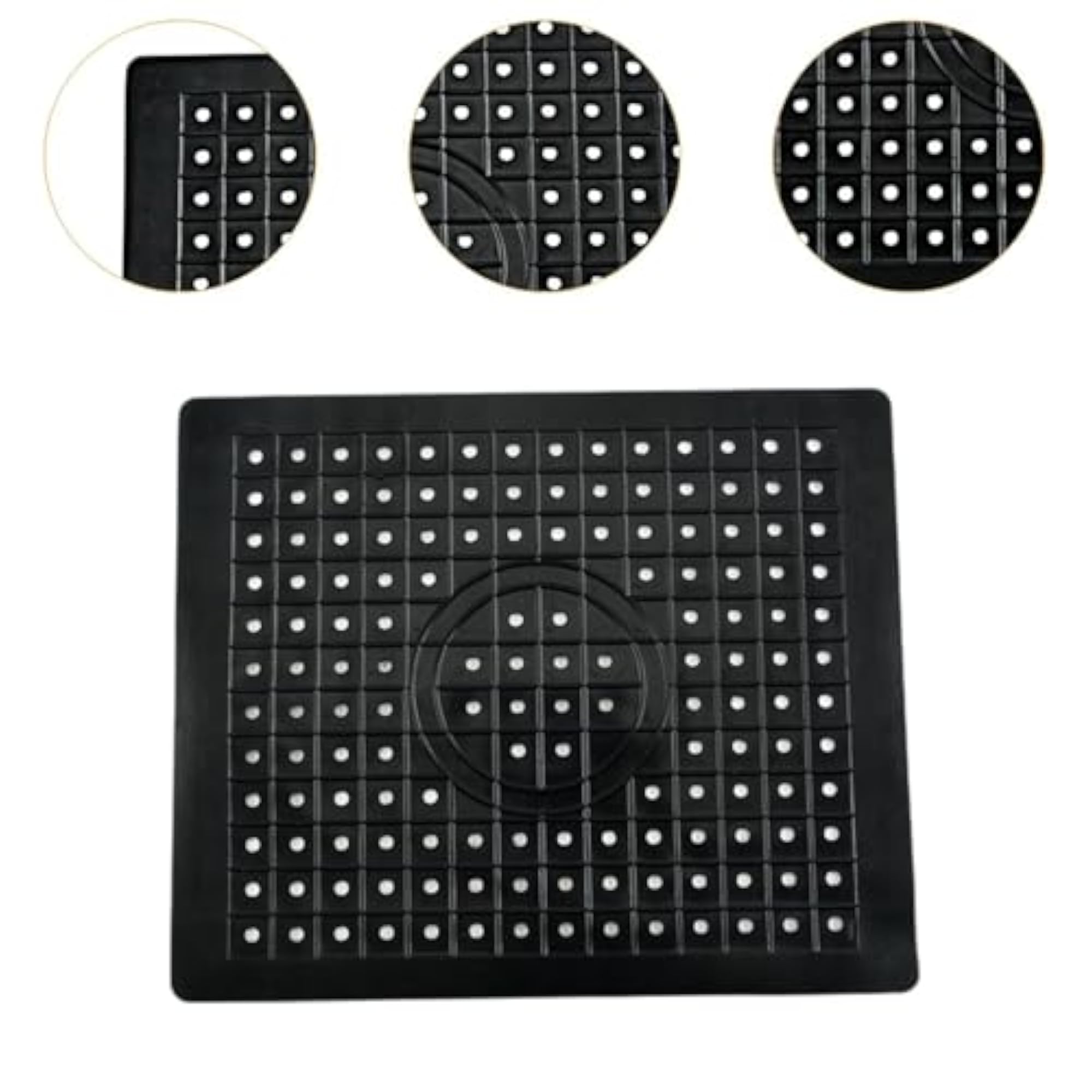 Heat Resistant Sink Liner Pad, Black Rectangle Mat