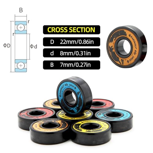 Losenka ABEC-9 Skate Bearings