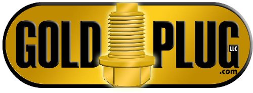 GoldPlug | IP-06X | Made in USA | NPT Industrial Magnetic Drain Plug (External Head) | 3/4"-14, 5/8″ Square Head, External Square, 0.93″ OAL