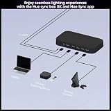 Philips Hue Riproduci la sincronizzazione HDMI Box 8K - Sincronizza fino a 10 luci Hue con i tuoi videogiochi, film e musica - Richiede Hue Bridge - Supporta Dolby Vision HDR10+ - Controllo con l'app - 7
