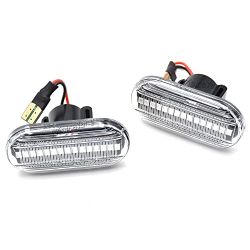 Feux Latéraux Indicateur Dynamiques Clignotant pour Clio 1 2 Laguna Megane Scenic Twingo I Espace III Kangoo 19 II Master