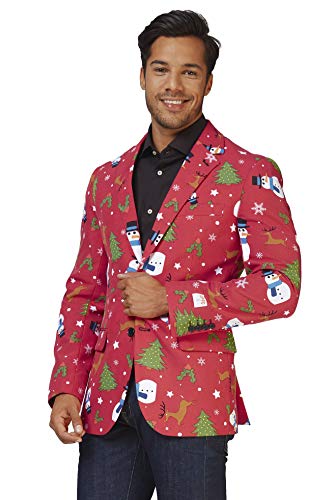 Opposuits Christmas Jackets for Men - Christmaster - Includes Stylish Blazer - US 48