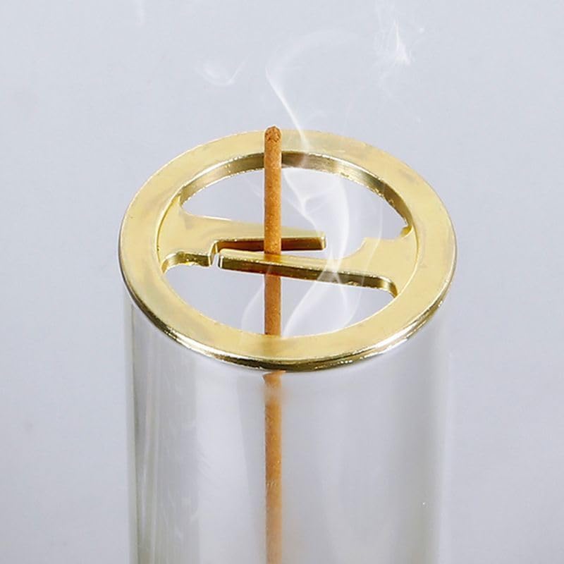 Image of Premium Incense Holder, Upside Down Incense Burner with Ash Catcher for Sticks, Censer for Home, Yoga, and Room Decor, Smoke Waterfall Style Aromatherapy Stand (Glass Incense Holder)
