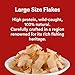 Wild-Caught Bonito Flakes for Cats & Dogs – 100% Wild-Caught, Single-Ingredient, High-Protein, All-Natural – No Additive, Grain-Free – Single-Ingredient – Large Flakes – 4.0oz