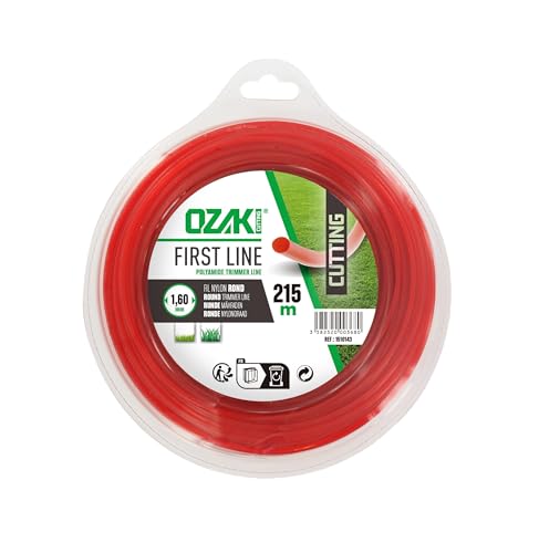 OZAKI - Bobine Fil Nylon Carré - Longueur 215m - Ø 1,60mm - Matières Vierges - Haute Durabilité - Excellente Tenue À L'Œillet