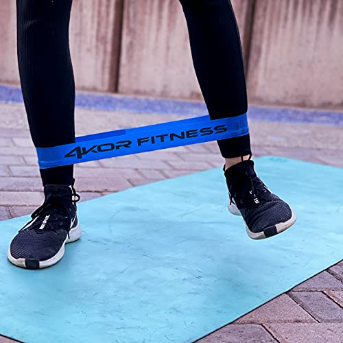 Image of 4KOR Fitness Resistance Loop Band Set, Perfect for Crossfit, Yoga, Physical Therapy, and Booty Building