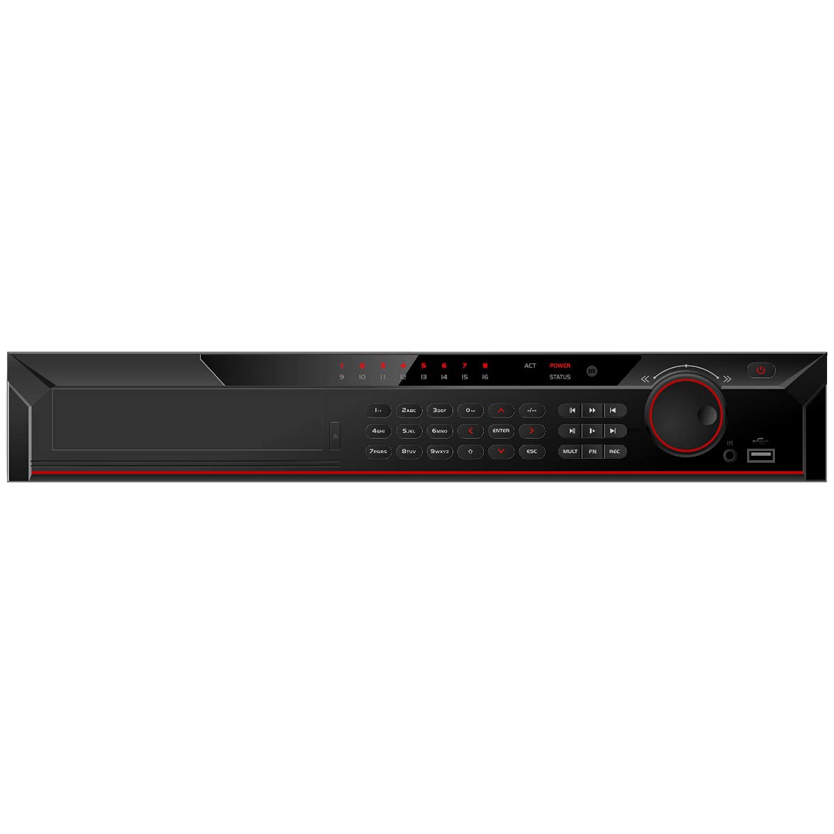 OEM Dahua Security NVR NVR608-32-4KS2 32CH Channel,384/128Mbps,12MP,RAID,HDMI1/VGA1,HDMI2,Audio/Alarm,8 SATA,1 eSATA