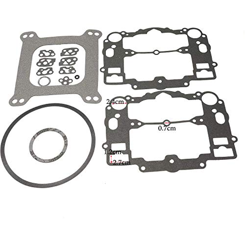 Image of Carburetor Rebuild Kit for Edelbrock 1405 1406 1407 1408 1409 1410 1411 (With Bowl Cover Gasket)