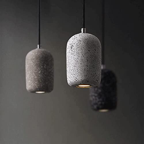 Suspension LED style industriel avec abat-jour en ciment pour déco rétro - 5