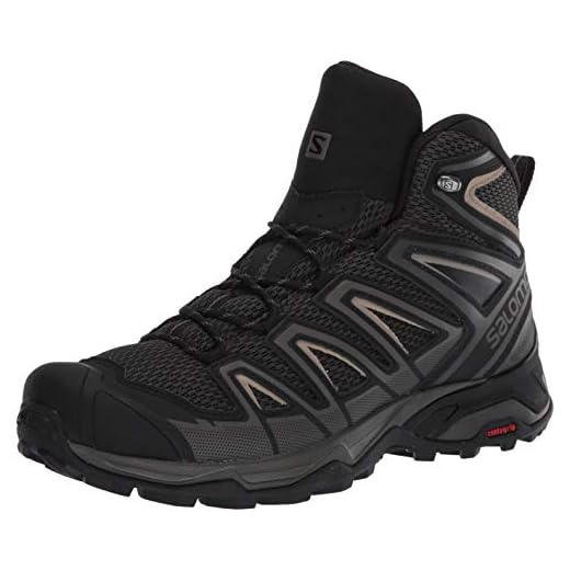 Salomon X Ultra Mid 3 Aero 410439, Mens Trekking Shoes, Black, 47 1/3 EU