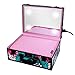 Impressions Vanity Hello Kitty Makeup Case with Full Size Mirror and Lighting,With Touch Sensor,Travel Jewelry Case with Makeup Brush Organizer and Adjustable Dividers (Animal Pink)