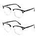Reading Glasses - 2 Pack for Men and Women Fashion Fashion Reading Glasses +2.00
