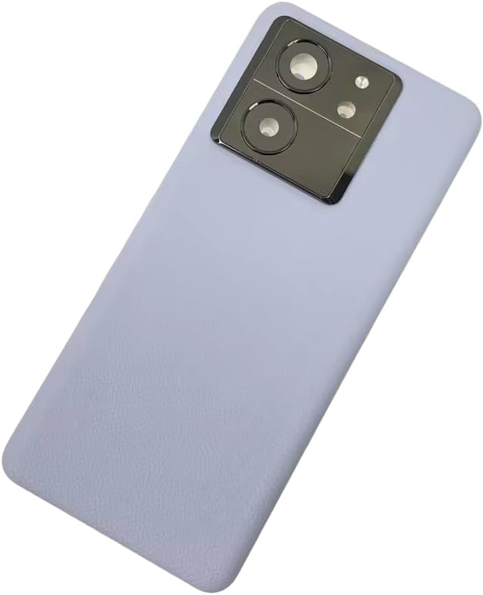 for Xiaomi 13T 5G Phone Battery Back Cover for Mi 13T Pro 5G Rear Housing Case Replacement with Camera Lens (Black)