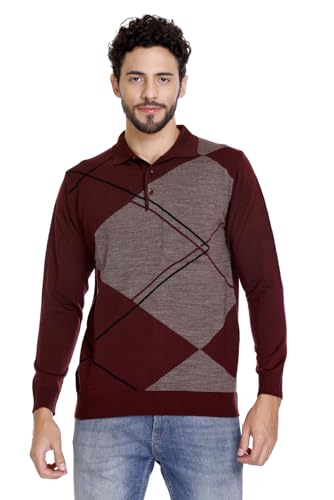 Image of In Love Men's Cotton Blend Warm Winter Wear Top Full Sleeves