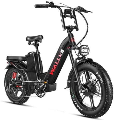 Bicicleta eléctrica W WALLKE H7  doble motor y batería 48V60Ah 