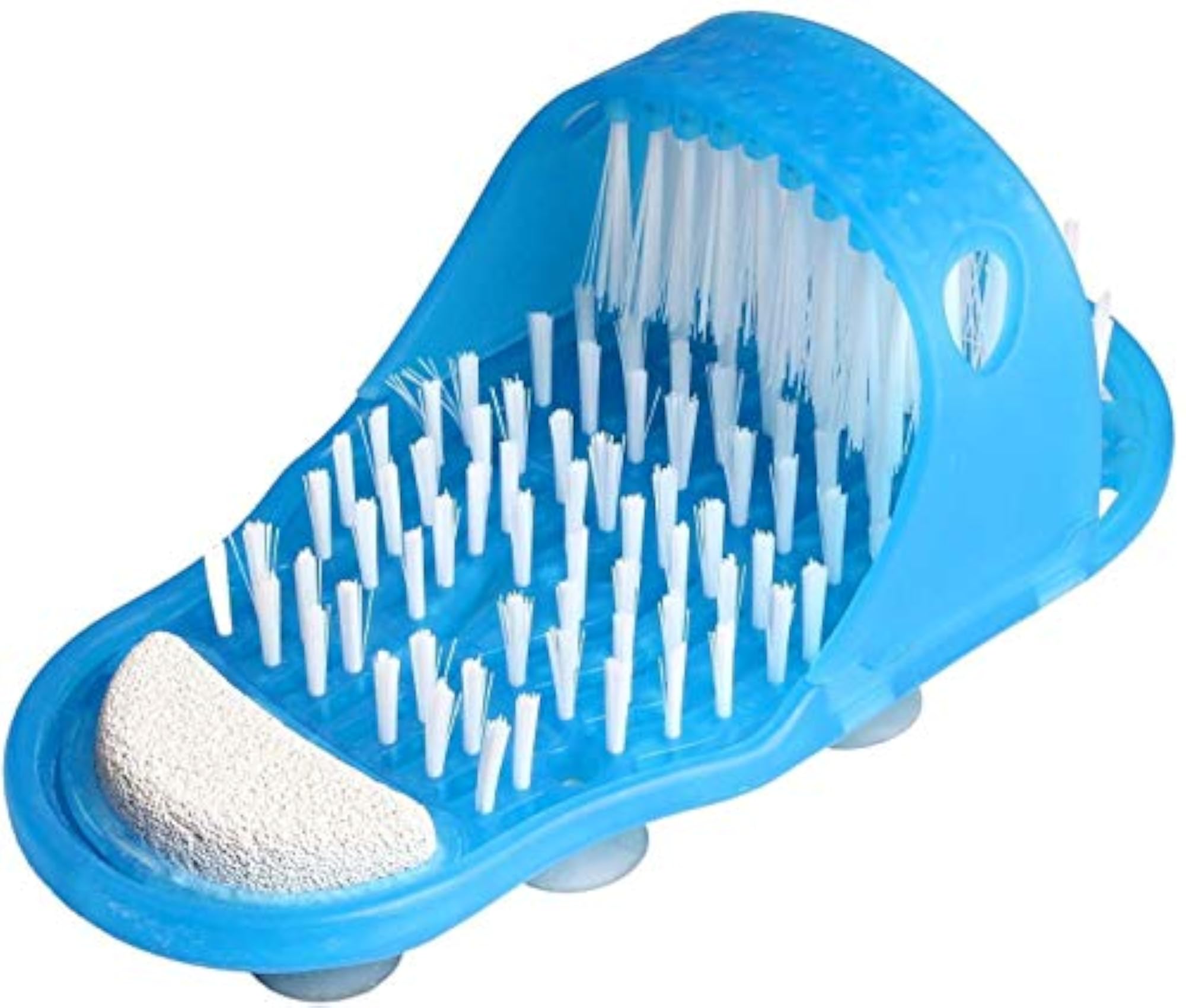 Waterproof Easy Foot Cleaner Shower Slipper, Blue