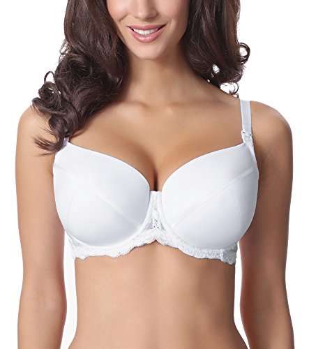 Preisvergleich Produktbild Be Mammy Damen Still-BH VBM02 (Wieß, 90 E)