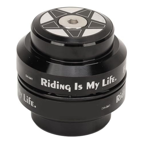 Bike Headset Set 34mm Bicycle Headset Bike Front Fork Stem Headset for 28.6mm Straight Steerer Fork Bearing Mountain Bikes Road Bicycle Sealed Bearings Headsets