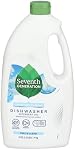 Seventh Generation Dishwasher Detergent Gel for Odourless and Clean Dishes Free and Clear with Plant Based Ingredients No Fragrances Chlorine or Dyes 1.1 L
