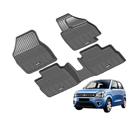 Image of 3D TPE Car Floor Mat for Wagonr (2019 Onwards) Custom Fit, Heavy Duty & Anti-Slip Wagonr Floor Mat | Easy to Clean, All Weather Resistant, Waterproof & Dustproof Car Foot Mat