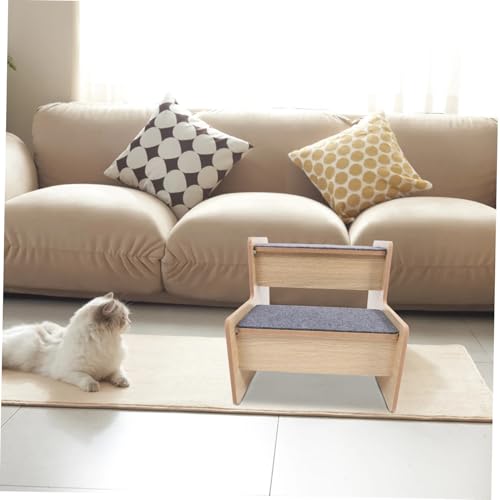 Escalier pour chien contre le mal de dos, marches en bois pour petit lit - 6