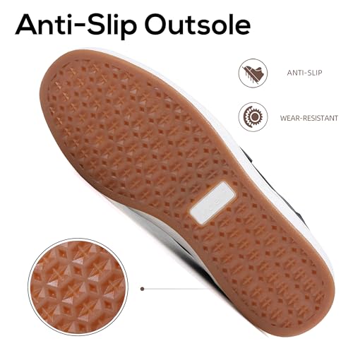 Image of ANALEAF Mens Casual Shoes Oxford Fashion Dress Sneakers Business Lace-Up Shoes