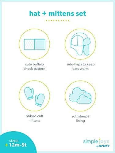 Simple Joys by Carter's Baby Hat and Mitten Set - Image 5